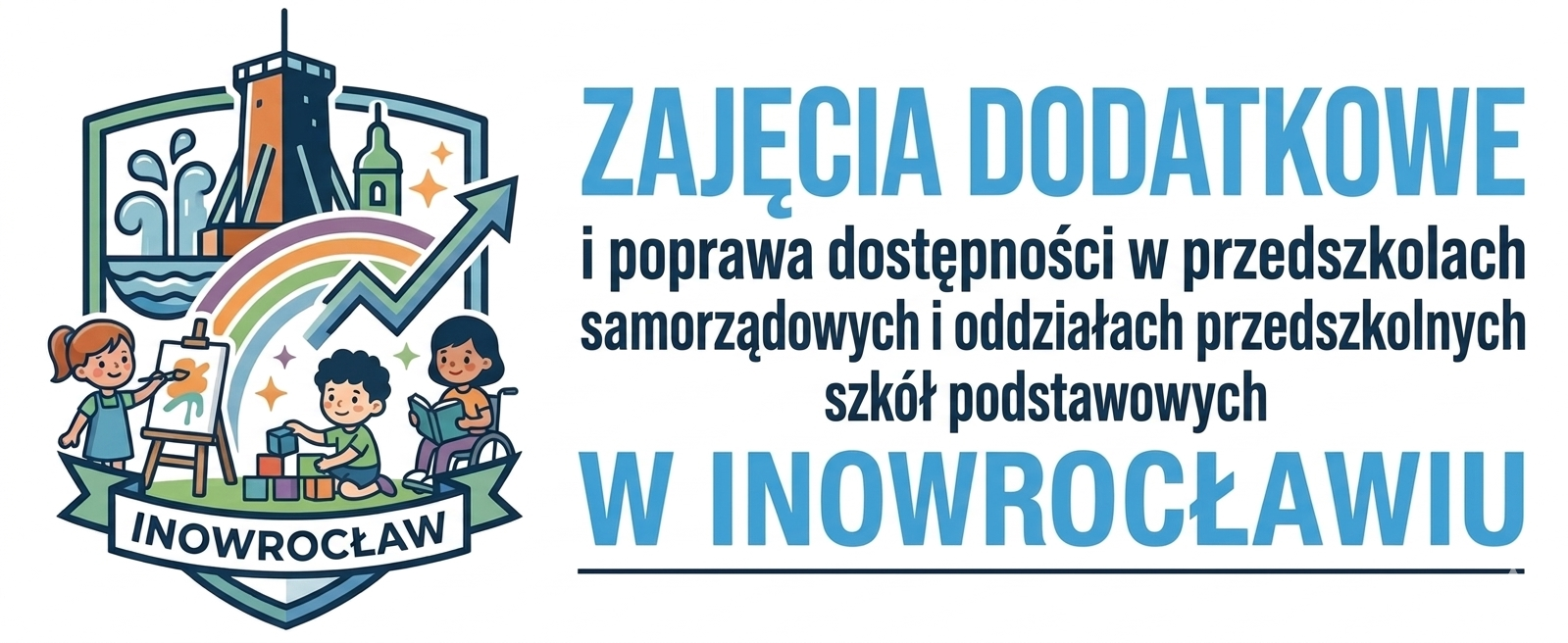 Zajęcia dodatkowe i poprawa dostępności w przedszkolach samorządowych i oddziałach przedszkolnych szkół podstawowych w Inowrocławiu - ilustracja