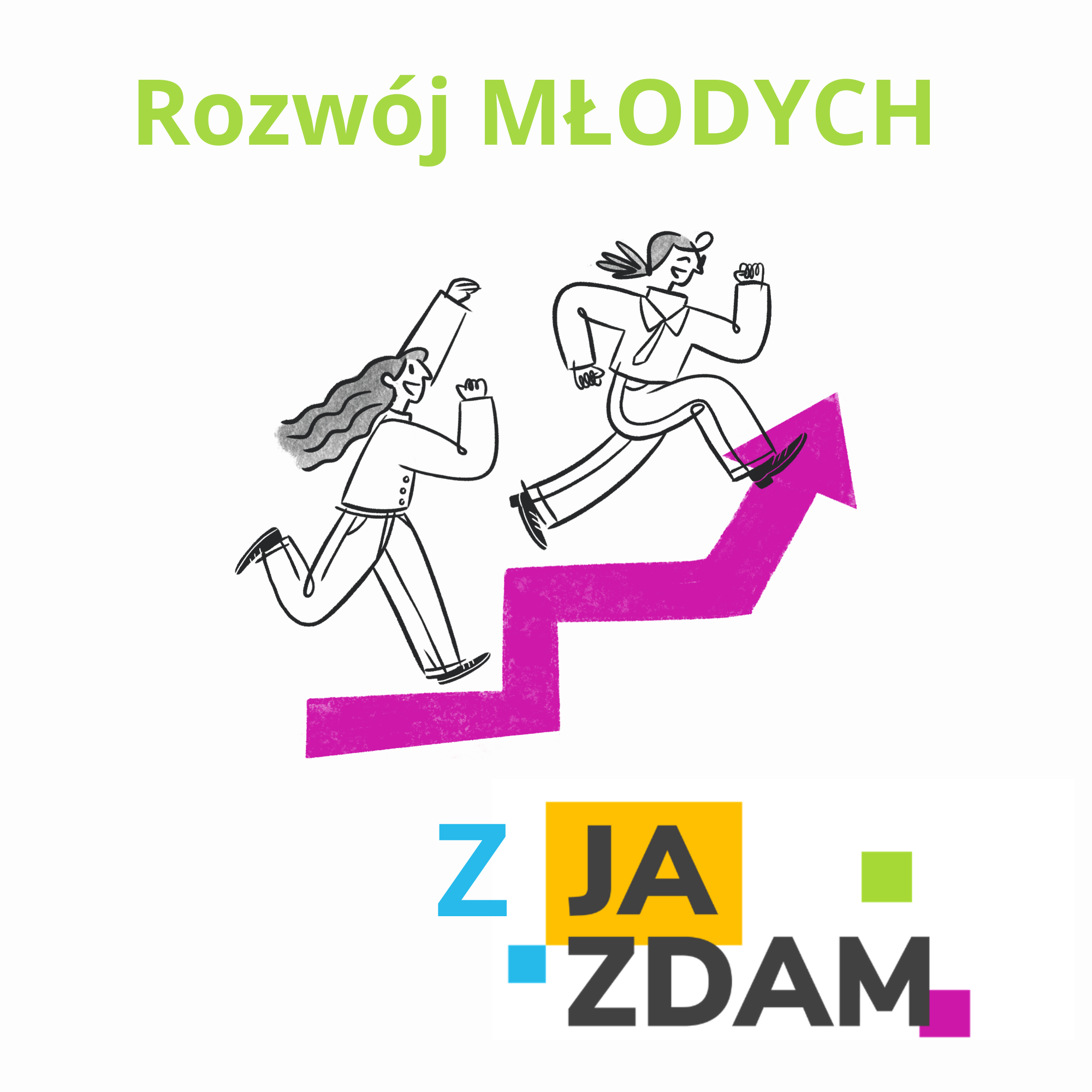 Rozwój Młodych z JaZDAM - ilustracja